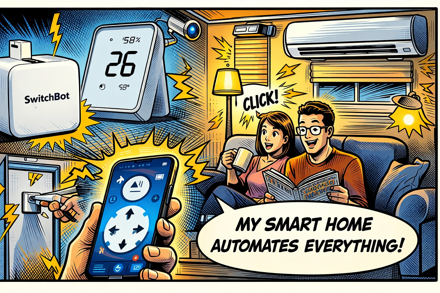 スイッチボットのハブを使ってスマート家電を管理