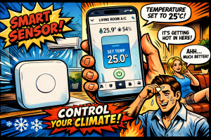 スマート家電で室内の気温を管理