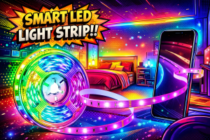 スイッチボットのLEDテープで部屋がカラフル