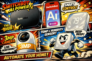 スイッチボットのAIカメラで防犯している